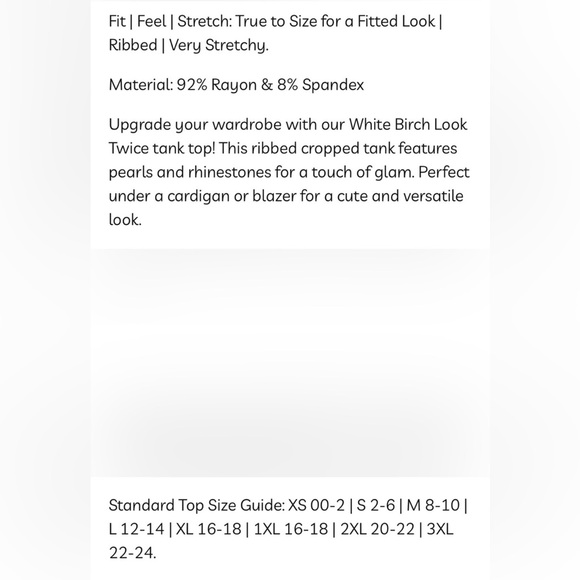 White Birch Pearl Embellished Tank Orange - Picture 3 of 3